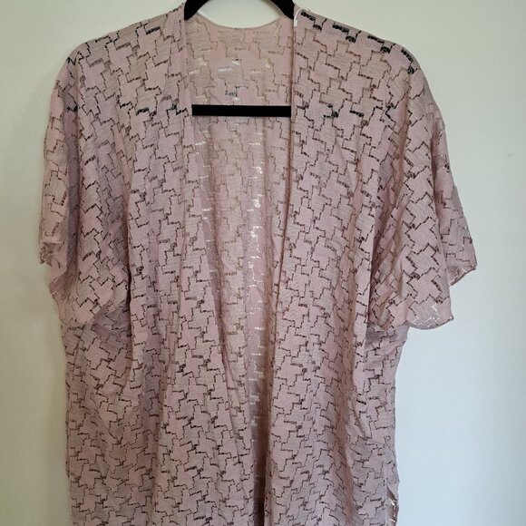 ELLEN TRACY Herringbone Open Weave Sleeve Shaw (NWT) - Picture 1 of 7